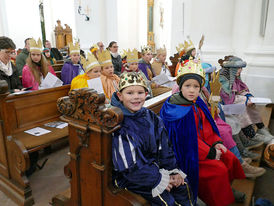 Diözesale Aussendung der Sternsinger im Hohen Dom zu Fulda (Foto:Karl-Franz Thiede)